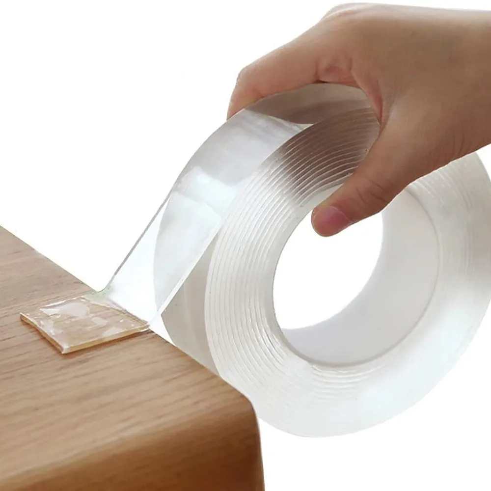 Cinta doble faz acrílica transparente 5m Powerville