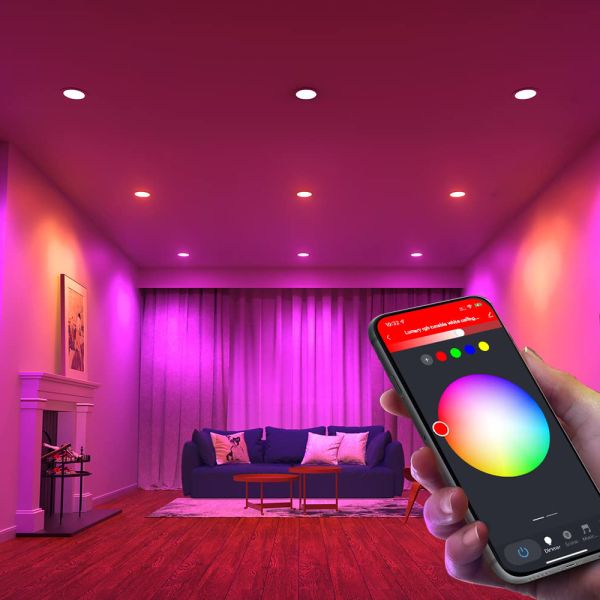 Spot embutir downlight LED inteligente 9W Ecoville 02